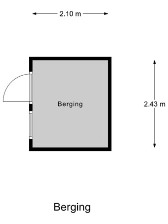 Floorplan - Nieuweweg 13, 3292 AE Strijensas
