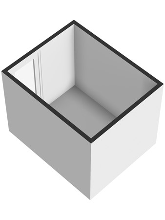 Floorplan - Bonhoefferstraat 8, 3263 SC Oud-Beijerland