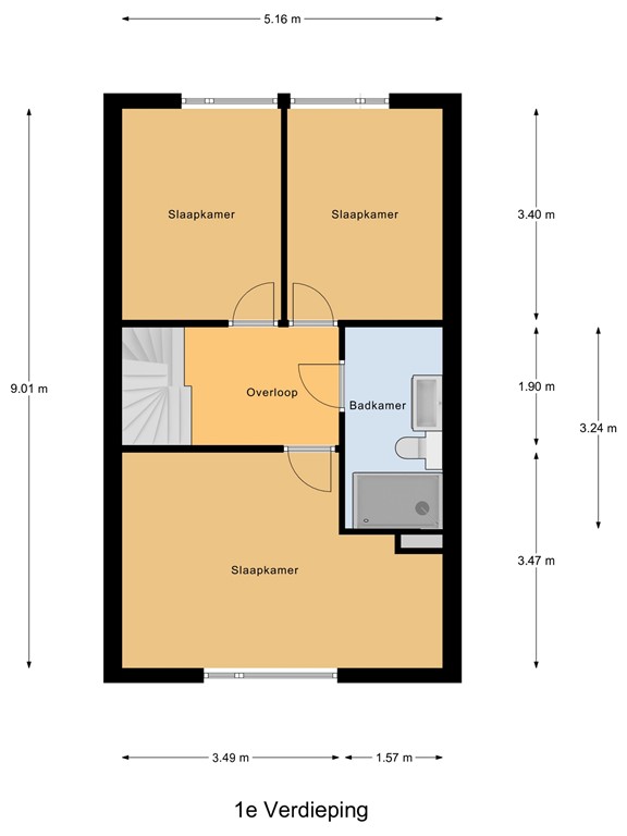 mediumsize floorplan
