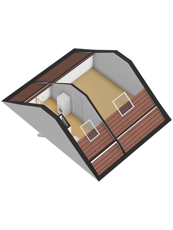 Floorplan - Julianastraat 93, 3291 BL Strijen