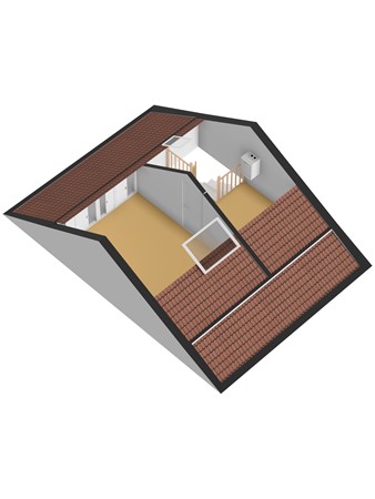 Floorplan - Bosweg 71, 3291 AD Strijen