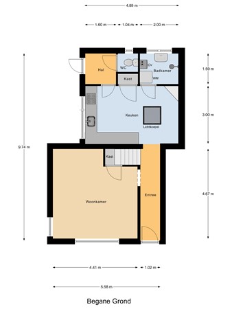 Floorplan - Schenkeldijk 15, 3291 EN Strijen