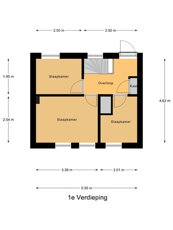 Floorplan - Schenkeldijk 15, 3291 EN Strijen
