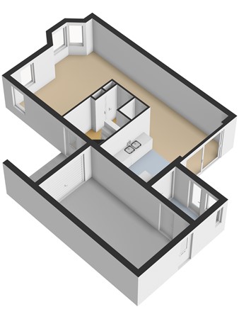 Floorplan - Stoop van Strijenstraat 19, 3291 GL Strijen