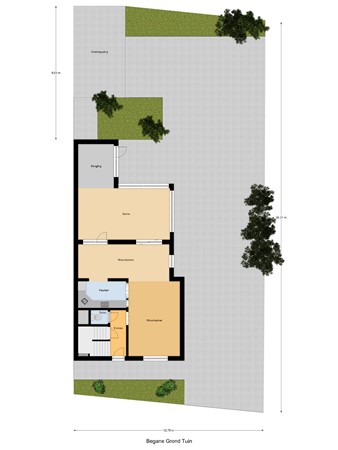 Floorplan - Zweedsestraat 27, 3295 EK 's-Gravendeel