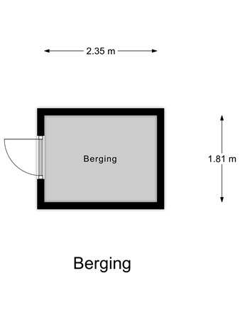 Floorplan - Schoolstraat 8, 3291 AV Strijen
