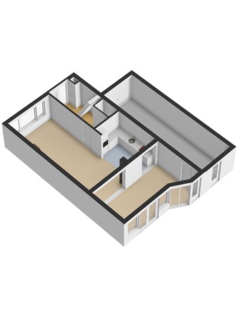 Floorplan - Magnoliastraat 28, 3297 BC Puttershoek