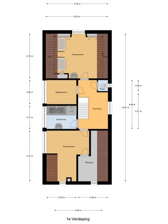 Floorplan - Noord Kavelsedijk 4, 3291 LW Strijen