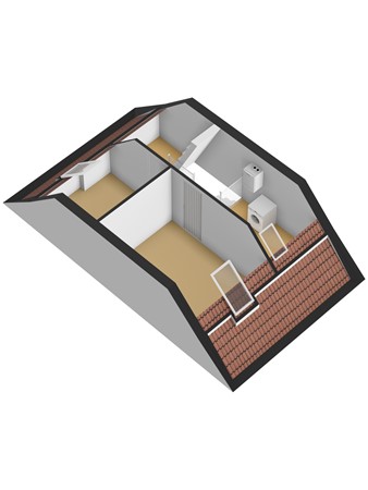 Floorplan - Agaatlaan 21, 3162 TA Rhoon