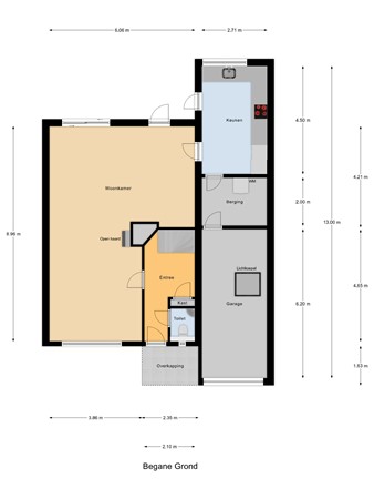Floorplan - Fazant 25, 3299 BS Maasdam