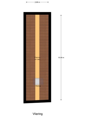 Floorplan - Kerkstraat 3, 3291 AJ Strijen