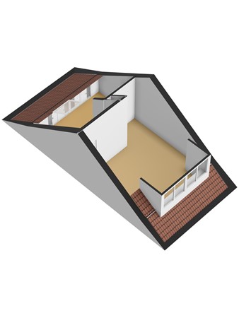 Floorplan - Damaststraat 23, 3295 VC 's-Gravendeel