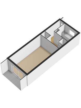 Floorplan - Spui 56, 3291 EV Strijen