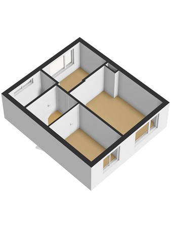 Floorplan - Julianastraat 90, 3291 BM Strijen