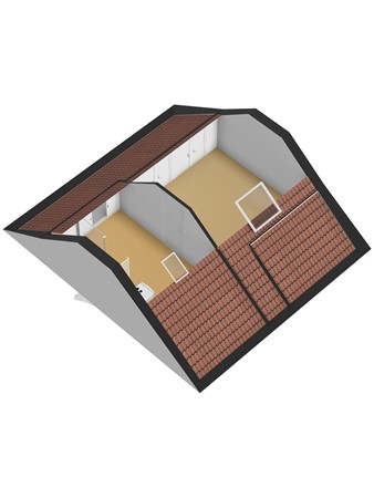 Floorplan - Julianastraat 90, 3291 BM Strijen