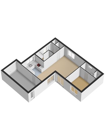 Floorplan - Mina Krüseman-erf 130, 3315 GE Dordrecht