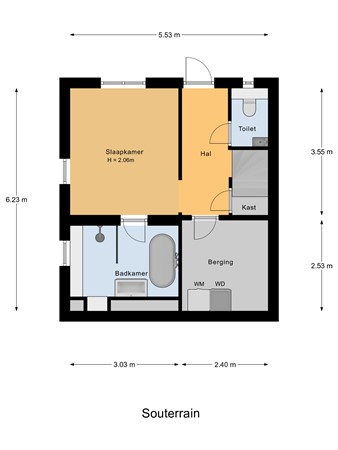 Floorplan - Weelsedijk 10, 3291 LS Strijen