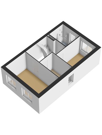 Floorplan - Uiterdijk 17, 3291 ME Strijen