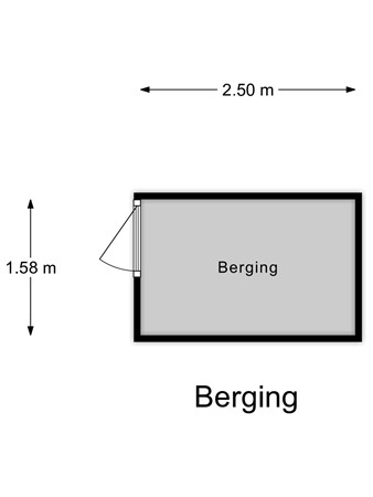Floorplan - Uiterdijk 17, 3291 ME Strijen