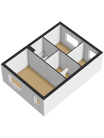 Floorplan - Zonnebloemlaan 15, 3295 SZ 's-Gravendeel