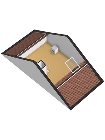 Floorplan - Kemphaanpad 15, 3291 VB Strijen