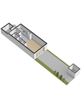 Floorplan - Kemphaanpad 15, 3291 VB Strijen