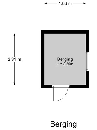 Floorplan - Kemphaanpad 15, 3291 VB Strijen