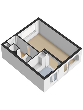 Floorplan - Van Oldenbarneveltstraat 2, 2953 BR Alblasserdam