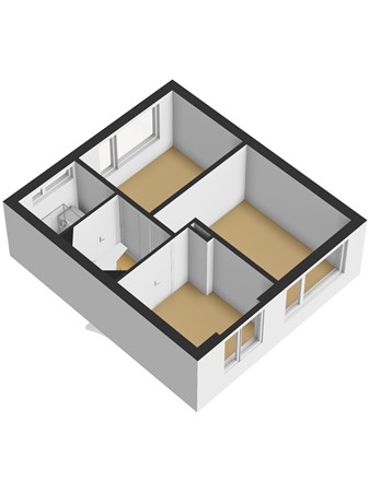 Floorplan - Van Oldenbarneveltstraat 2, 2953 BR Alblasserdam