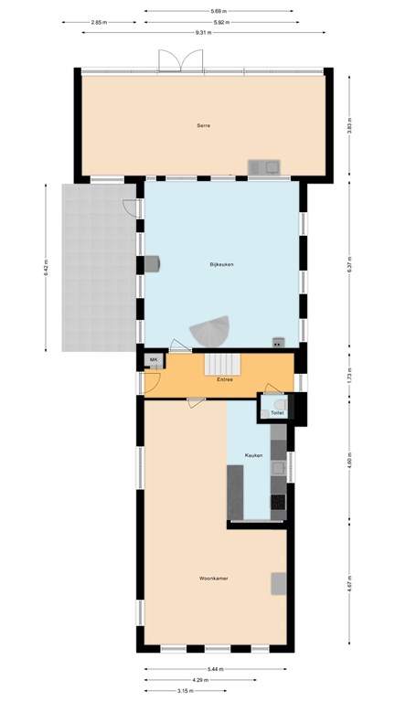 mediumsize floorplan