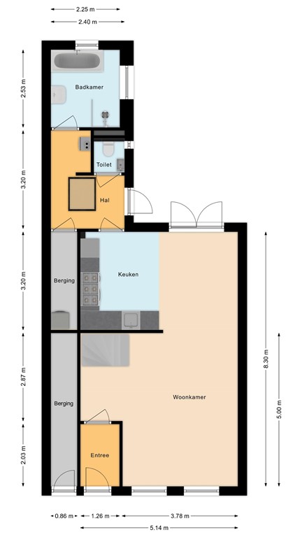 mediumsize floorplan