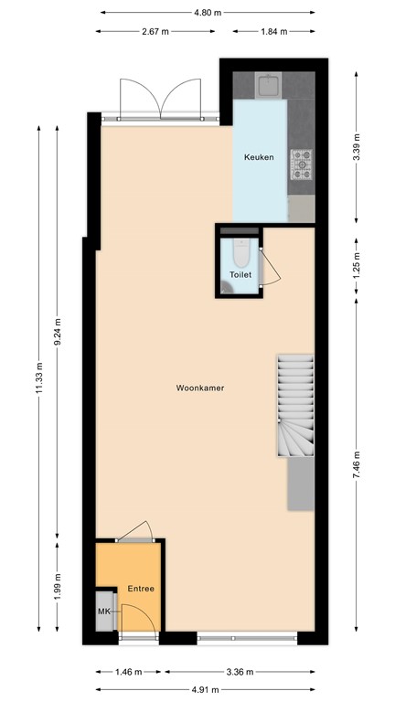 mediumsize floorplan