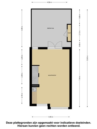 Floorplan - Bermuda 30, 1505 XC Zaandam