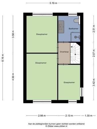 Parelmoerboog 4, 4533 BC Terneuzen - 444083_2D_Eerste_verdieping_Parelmoerboog_4_Terneuzen_02.jpg