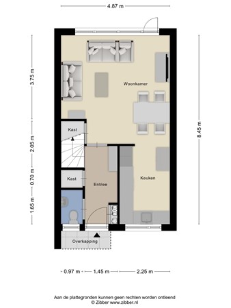 Floorplan - Nehrusingel 16, 6716 GD Ede