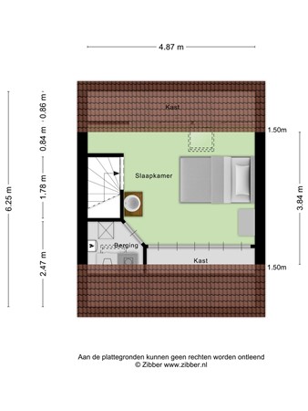 Floorplan - Nehrusingel 16, 6716 GD Ede