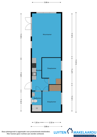 Korhoenlaan 2-393, 3847 LN Harderwijk - Plattegrond CK 393 2D.png