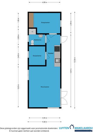 Zaaiwaard 3-108A, 5308 JK Aalst - Bosparel 2D (correcte maten).png