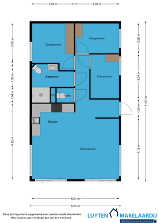 Laan van Laag Kanje 1-016, 3951 KD Maarn - Plattegrond EPUH 016.png