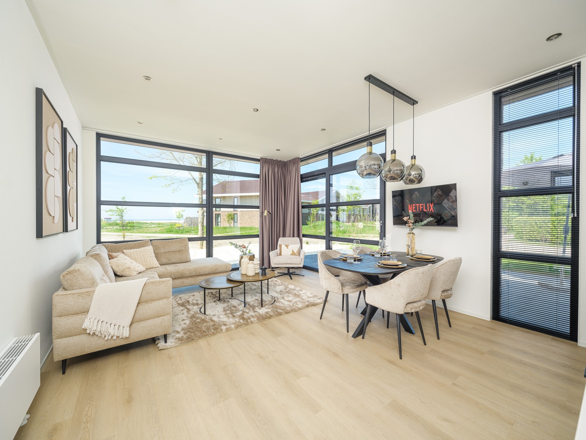 Luxe vrijstaande recreatievilla aan het IJsselmeer in Workum