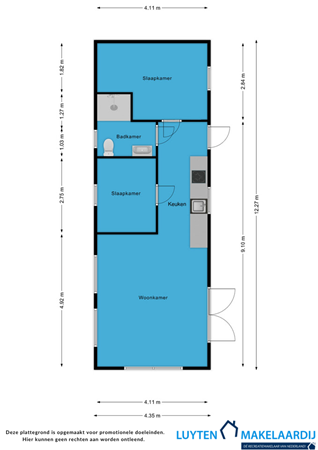 Zonneoordlaan 47-379, 6718 TL Ede - Plattegrond BPE 379 2D.png