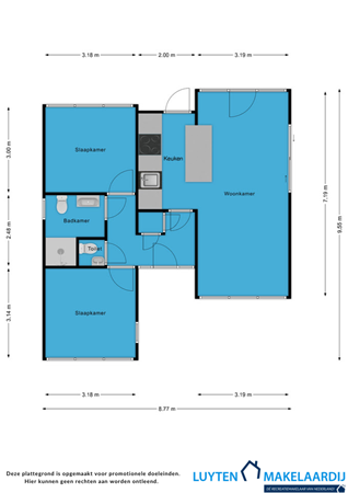 Koudelaan 25G4, 3723 ME Bilthoven - Plattegrond VUUR D12 2D (1).png