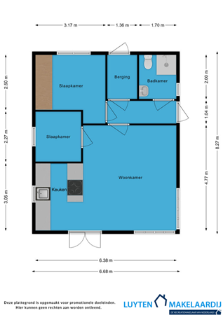Kraaierslaan 7-178, 2204 AN Noordwijk Zh - Plattegrond Beachhouse