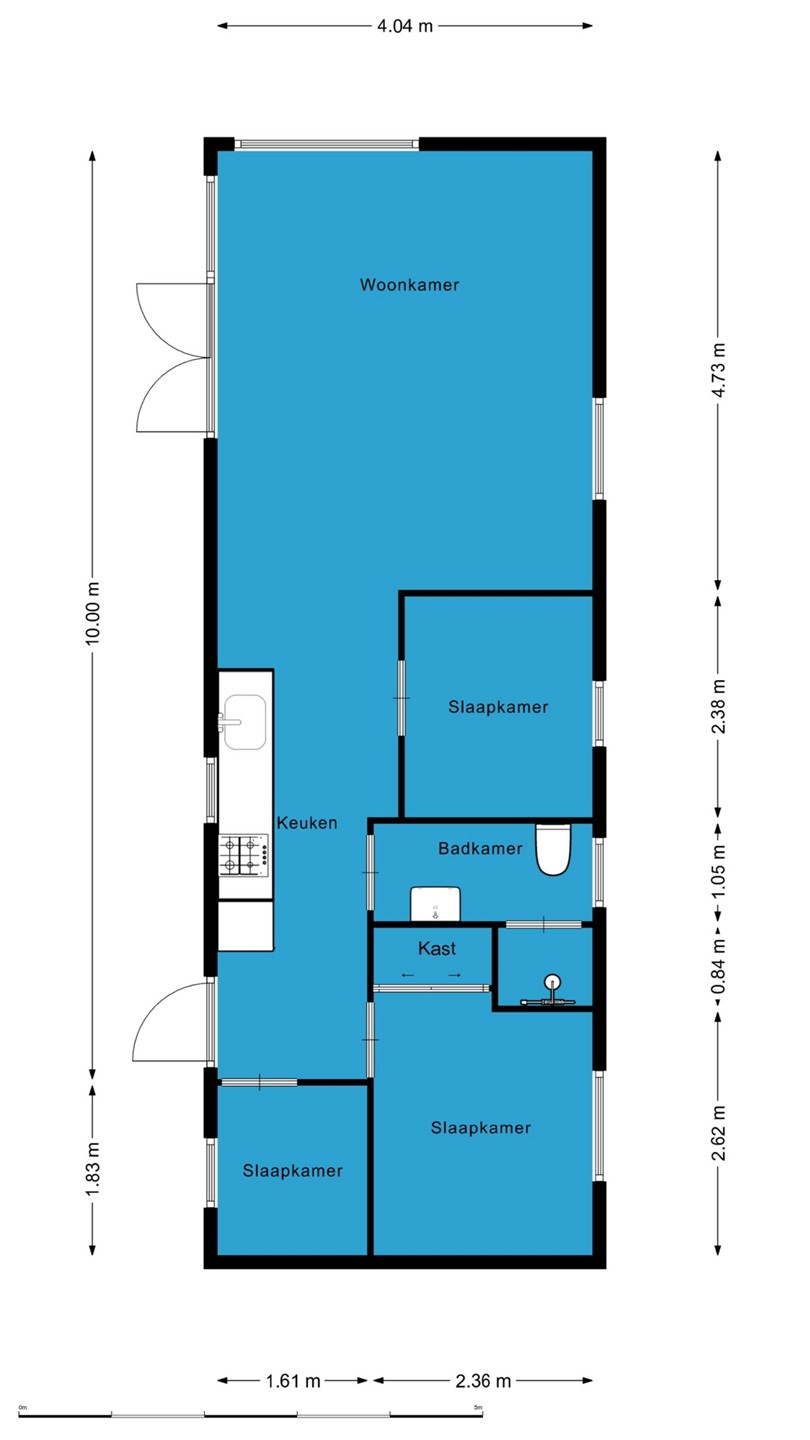 Plattegrond Luxe vakantiewoning met privé jacuzzi in Beekbergen