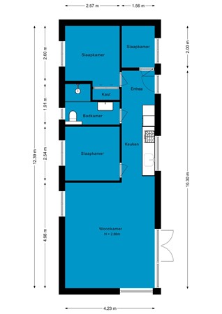 Lijsbeth Tijsweg 7-229, 1647 LE Berkhout - Begane grond - 2D.jpg