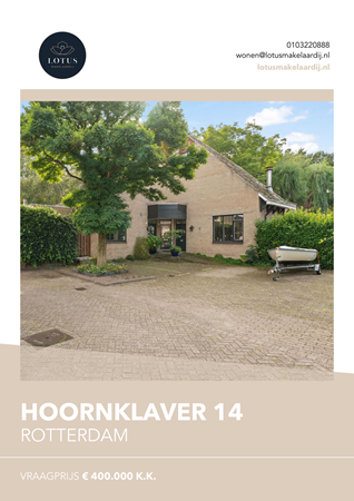 Brochure preview - Hoornklaver 14, 3069 DE ROTTERDAM (1)