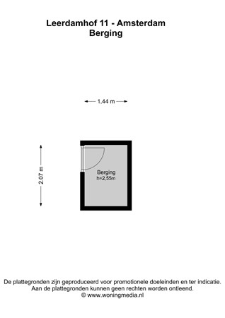 Leerdamhof 11, 1108 BA Amsterdam - Leerdamhof 11 - Amsterdam - Berging - 2D.jpg