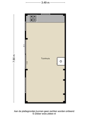 Floorplan - De Klinckert 25, 9861 BH Grootegast