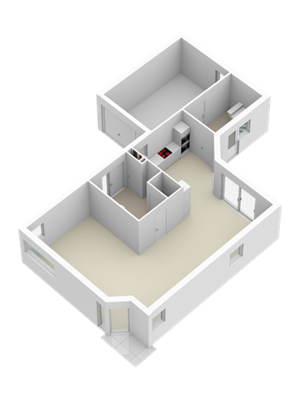 Floorplan - Zuiderbuuren 20, 9363 HK Marum