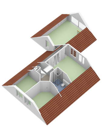 Floorplan - Zuiderbuuren 20, 9363 HK Marum